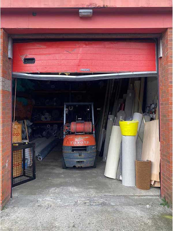 Damaged Sectional Door