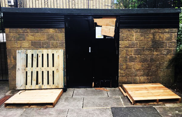 timber rot door