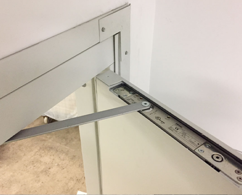 hidden door closure
