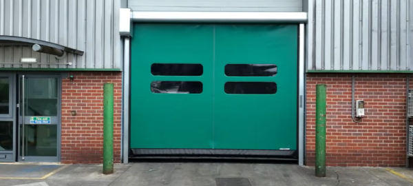 Fabric Doors Installed by Fox Industrial Doors Ltd